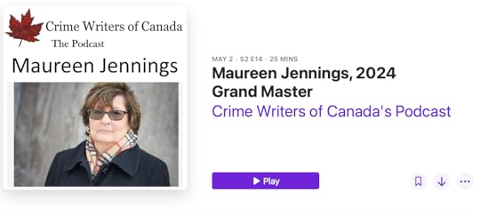Crime Writers of Canada podcast