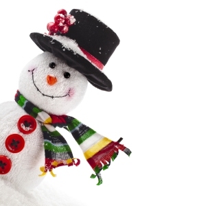 Smiling snowman