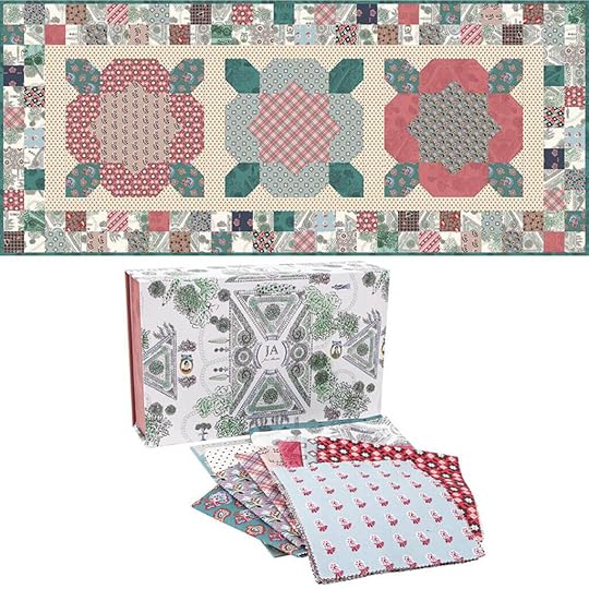 NEW! Flora from Mansfield Park Table Runner Box Quilt Kit by Riley Blake Designs 2024 available at Nancy Zieman Productions at ShopNZP.com