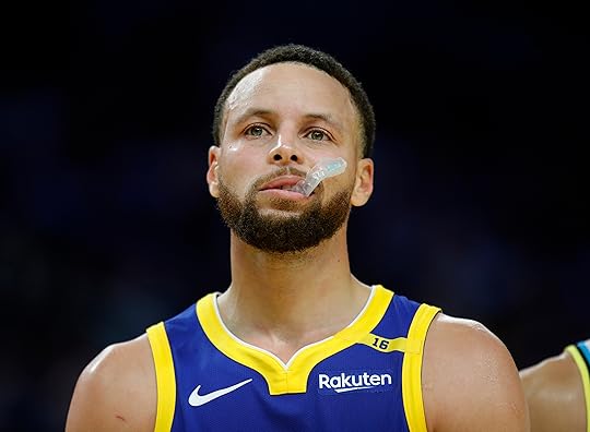 Golden State Warriors’ Stephen Curry #30 on the court in...