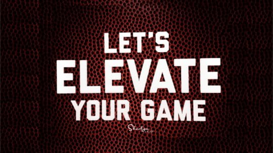 wall sign elevate your game to high-performing