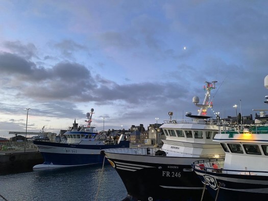 festive moments: lights on boats
