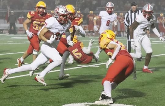 Carmel's Ashton Rees is a threat out of the 