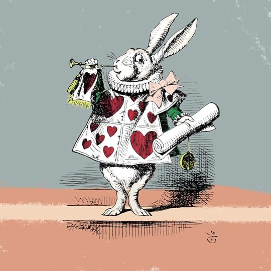 Белия Заек от Алиса в Страната на чудесата в цвят