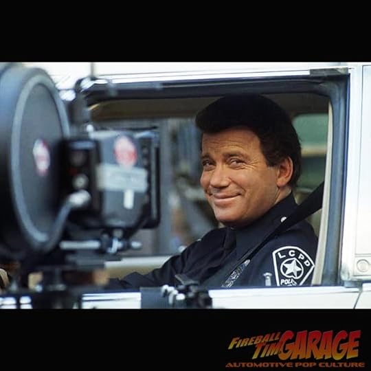 William Shatner TJ Hooker Fireball Tim Garage Automotive Pop Culture Art