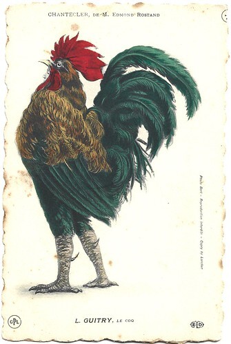 Chantecler (1910). Lucien Guitry as Le Coq/ The Rooster