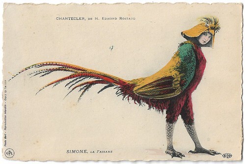 Chantecler (1910). Mme Simone as La Faisane/ The Pheasant
