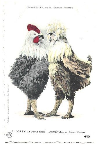 Paulette Lorsy and Madeleine Deréval in Chantecler (1910)