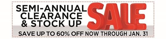 Semi Annual Clearance Stock Up Sale at in Store at The Nancy Zieman Sewing Studio and Online at ShopNZP.com ban