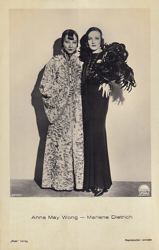 Marlene Dietrich and Anna May Wong