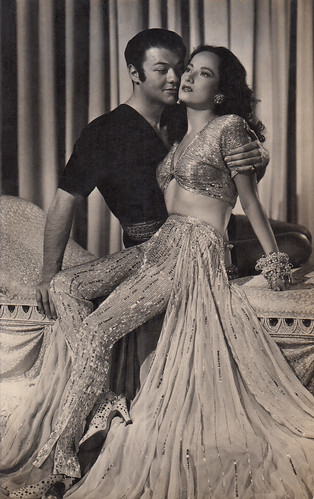Merle Oberon and Turhan Bey in Night in Paradise (1946)