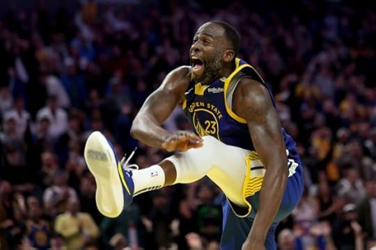 Golden State Warriors' Draymond Green celebrates near the end of a comeback victory against the Phoenix Suns, Saturday, Dec. 28, 2024, at Chase Center in San Francisco, Calif. (Karl Mondon/Bay Area News Group)