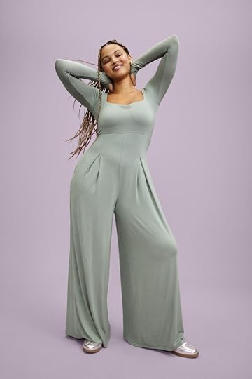 blogilates at target Sweetheart Jumpsuit green
