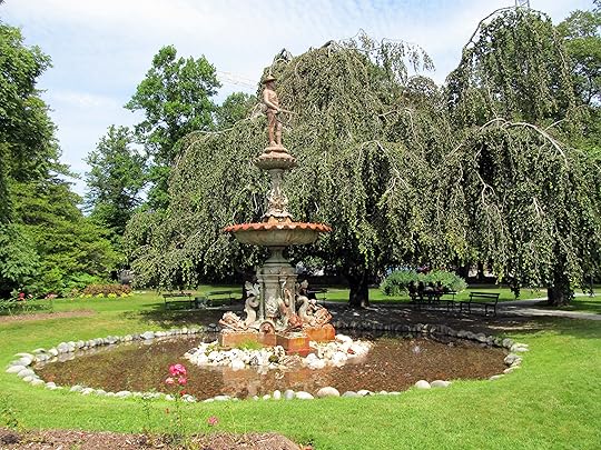 The Boer War Memorial Fountain in Halifax, Canada, via Wikimedia Commons. There’s a fountain in this play too and it may have looked a bit like this one.