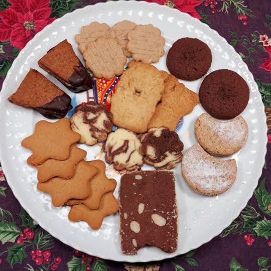Holiday cookie platter