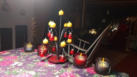 Vintage wrought iron candle holder