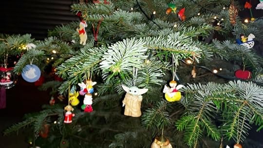 Baby Grogu and wooden angels