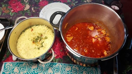 Sailor's curry and basmati rice