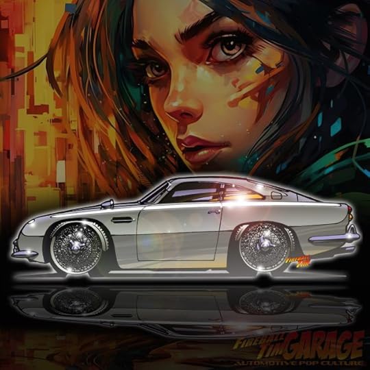 Aston Martin Fireball Tim Garage Automotive Pop Culture Art