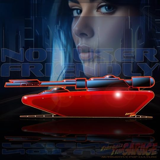 Tron Fireball Tim Garage Automotive Pop Culture Art