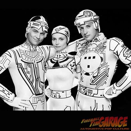 Tron Fireball Tim Garage Automotive Pop Culture Art