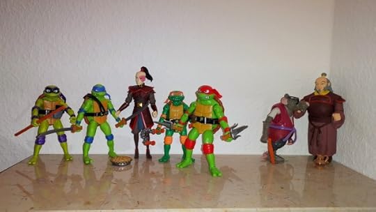 Zuko befriends the Teenage Mutant Ninja Turtles, while Splinter chats with Iroh.