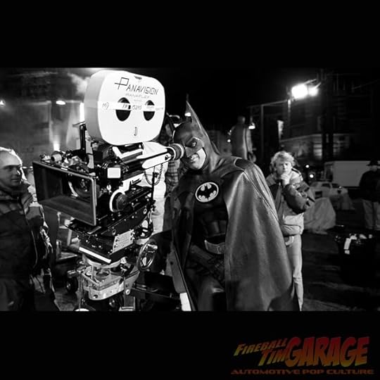 Batman Fireball Tim Garage Automotive Pop Culture Art