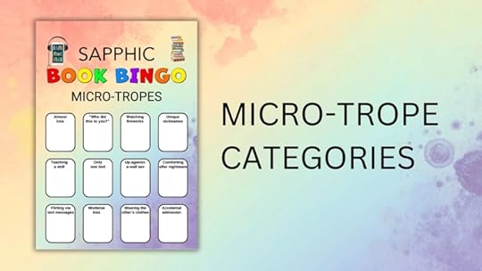 Micro-trope categories of the 2025 Sapphic Book Bingo