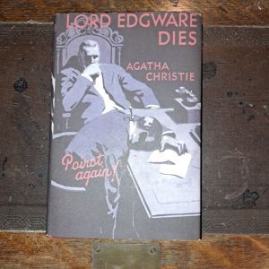 copy of vintage cover of Lord Edgware Dies by Agatha Christie