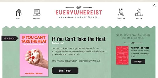 Example of a popular personal website.