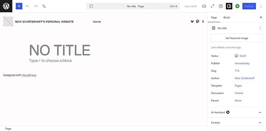 Adjusting homepage layout.