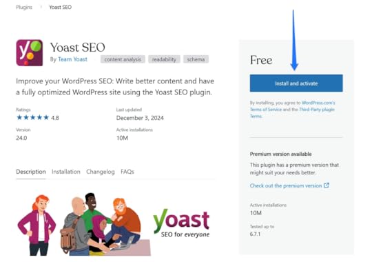 Where to find plugin installation button.