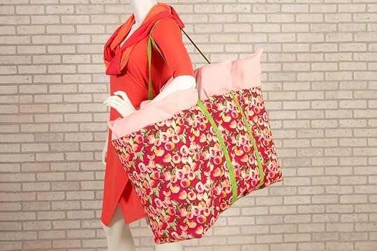 Sew Organized Utility Tote Sewing Tutorial at The Nancy Zieman Productions Blog Red