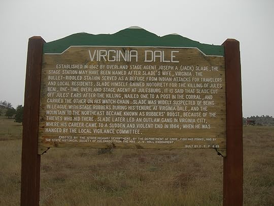 Virginia Dale sign in Colorado