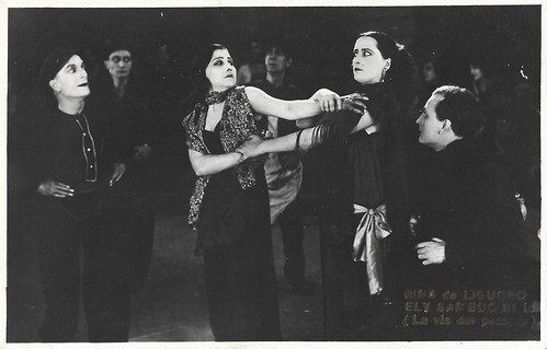 Emilio Ghione, Kally Sambucini, Rina De Liguoro and Lido Manetti in La via del peccato (1925)