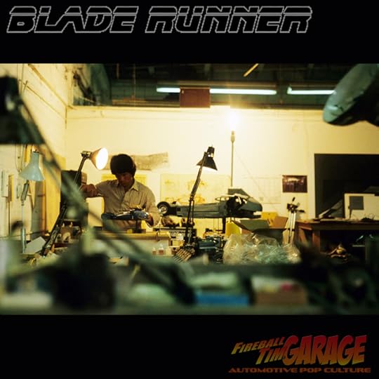 Blade Runner Fireball Tim Garage Automotive Pop Culture Art