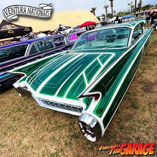 Fireball Tim Garage Automotive Pop Culture Art