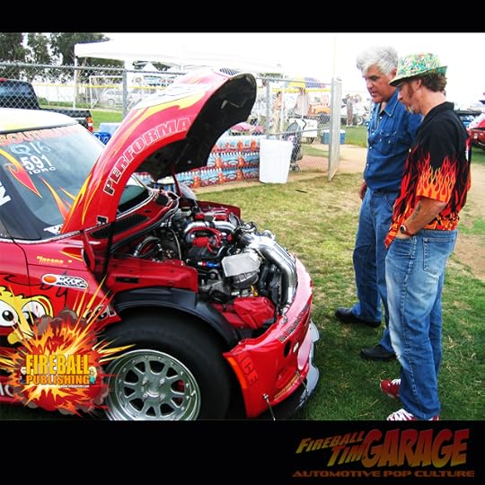 Fireball Tim Garage Automotive Pop Culture Art