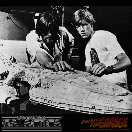 Fireball Tim Garage Automotive Pop Culture Art