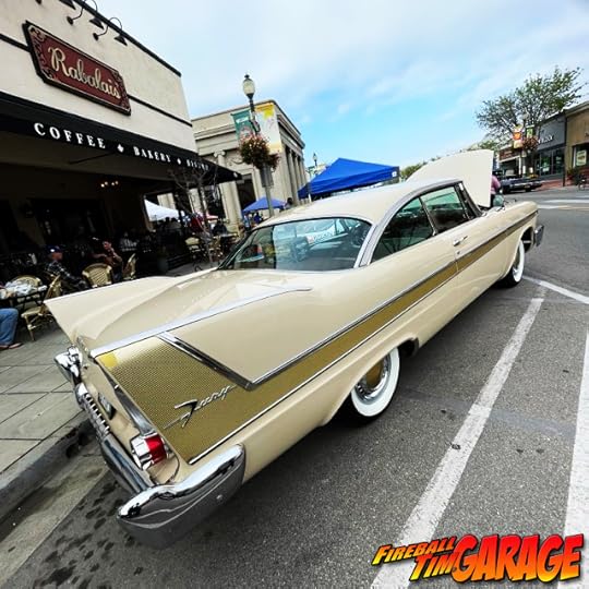 Fireball Tim Garage Automotive Pop Culture Art