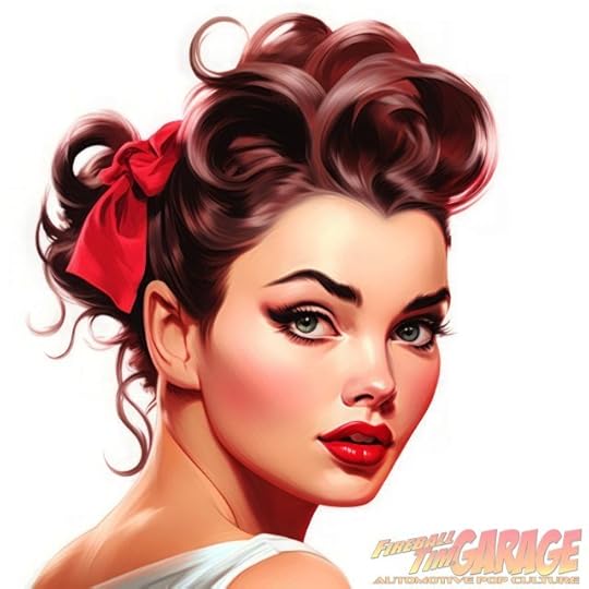 Fireball Tim Garage Automotive Pop Culture Art