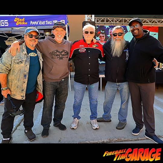 Fireball Tim Garage Automotive Pop Culture Art