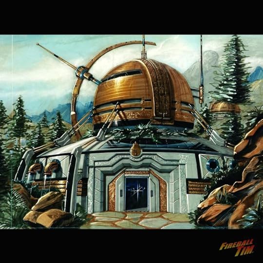 Fireball Tim Garage Automotive Pop Culture Art