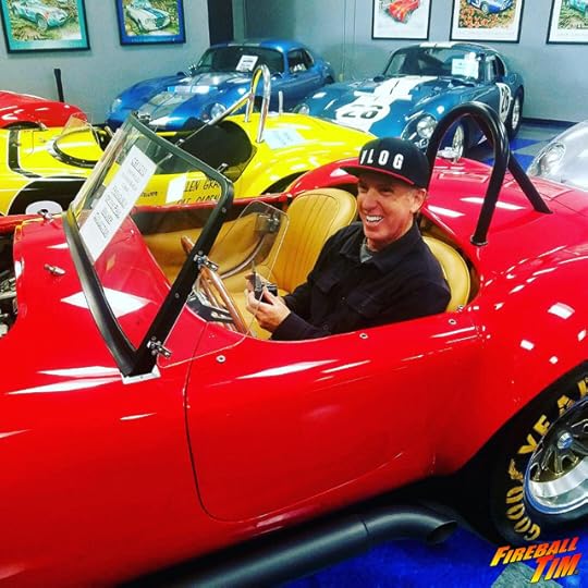 Fireball Tim Garage Automotive Pop Culture Art