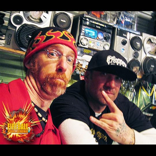 Fireball Tim Garage Automotive Pop Culture Art