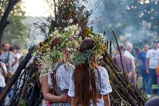 women at summer solstice