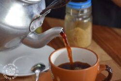 authentic cup of coffee at tour arenal