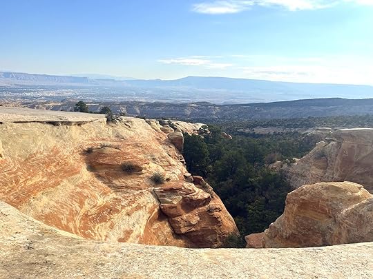 view from The Ribbon trail in Grand Junction, Colorado