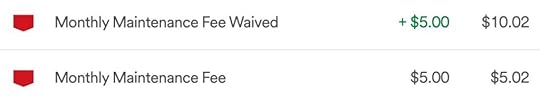 monthly fee waiver