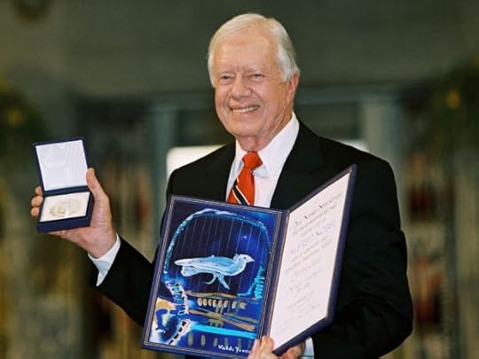 Jimmy Carter Accepts Nobel Peace Prize